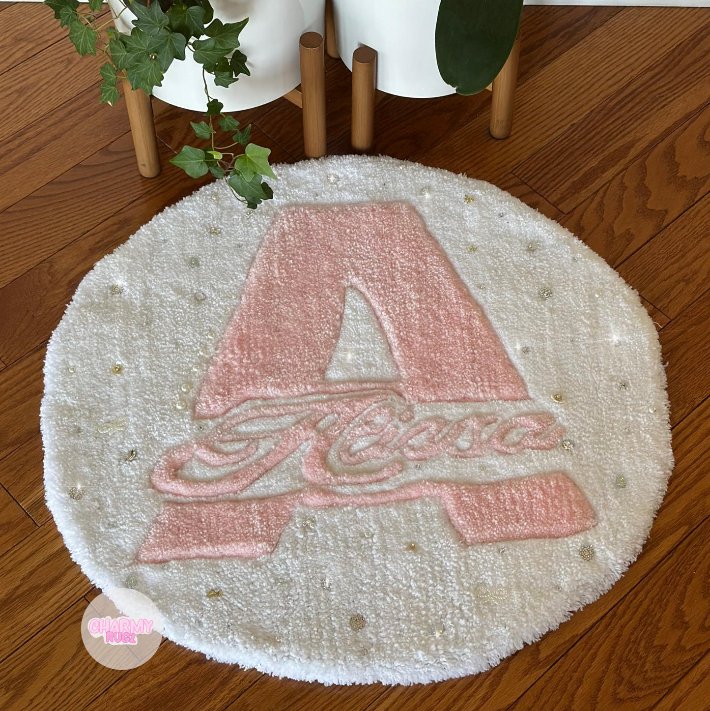 Your Initial And Name Personalized Rug
